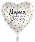Preview: Folienballon - Mama, du bist ein Goldschatz - ø 43cm